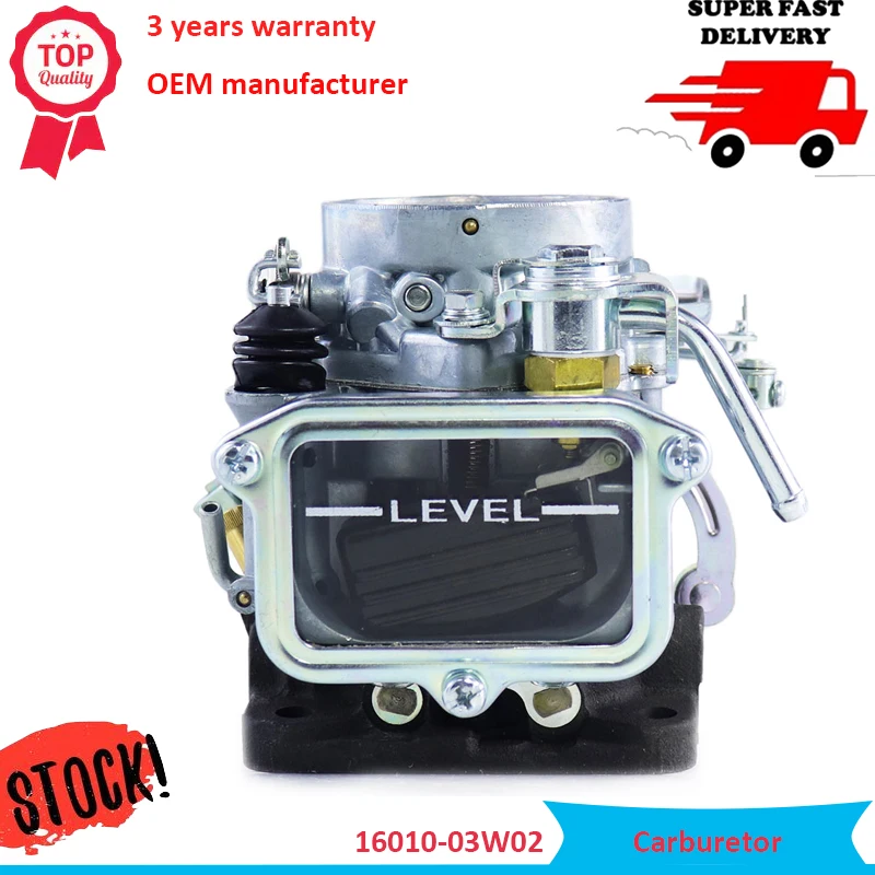 

16010-03W02 Carb Carburetor Assy Fits For Datsun 520 521 620 720 J16 J15 J13 Engine Caby NIKKI #1601003W02 OEM Quality