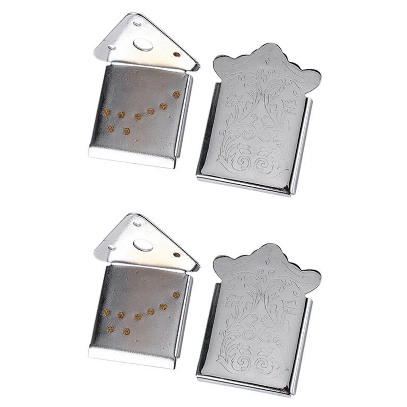 

2X Mandolin Tailpiece Bridge, Mandolin Guitar Tailpiece With Screws For 8 String Mandolin Guitar Musical Instrument Part