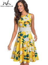 Vestidos Nice-forever-vestido ancho elegante de mujer...