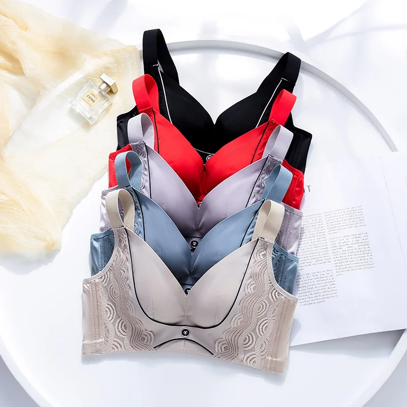 Высококачественный Женский бюстгальтер тонкое нижнее белье тонкая большая