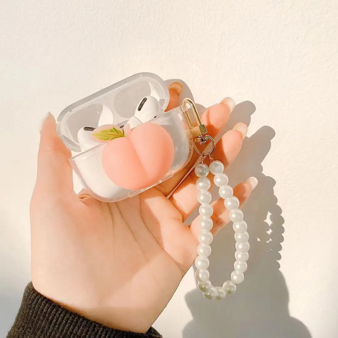 Защитный чехол для наушников Airpods Pro 2nd Pearl Pendant