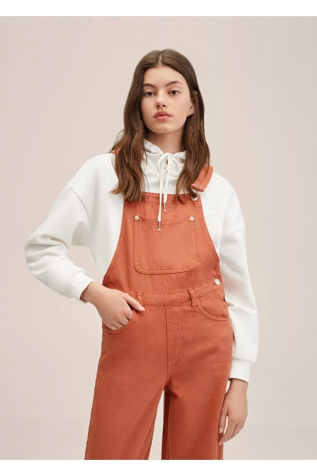 

Women's Overalls Ripped Detailed Denim Loose Hot Style Quality Fabric Sleeveless Baggy Trousers Casual Jumpsuit