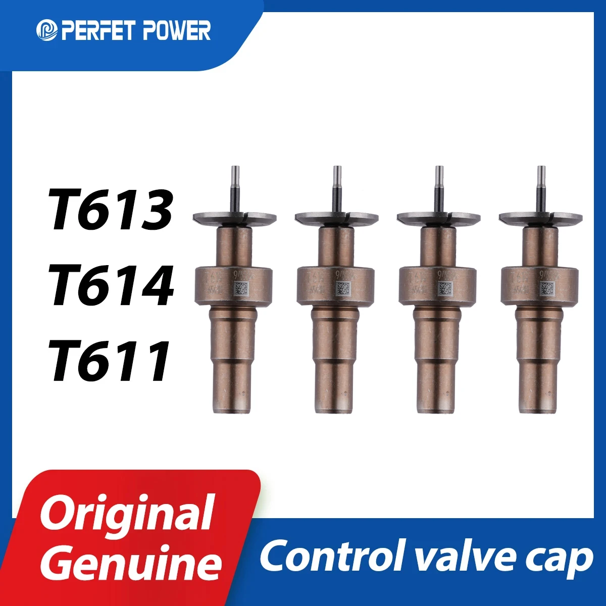 

4 шт. T613 T614 крышка клапана для регулирующего клапана F00VC01504 и 0445110414 , 0445110511 Топливная форсунка оригинальная оригинальная