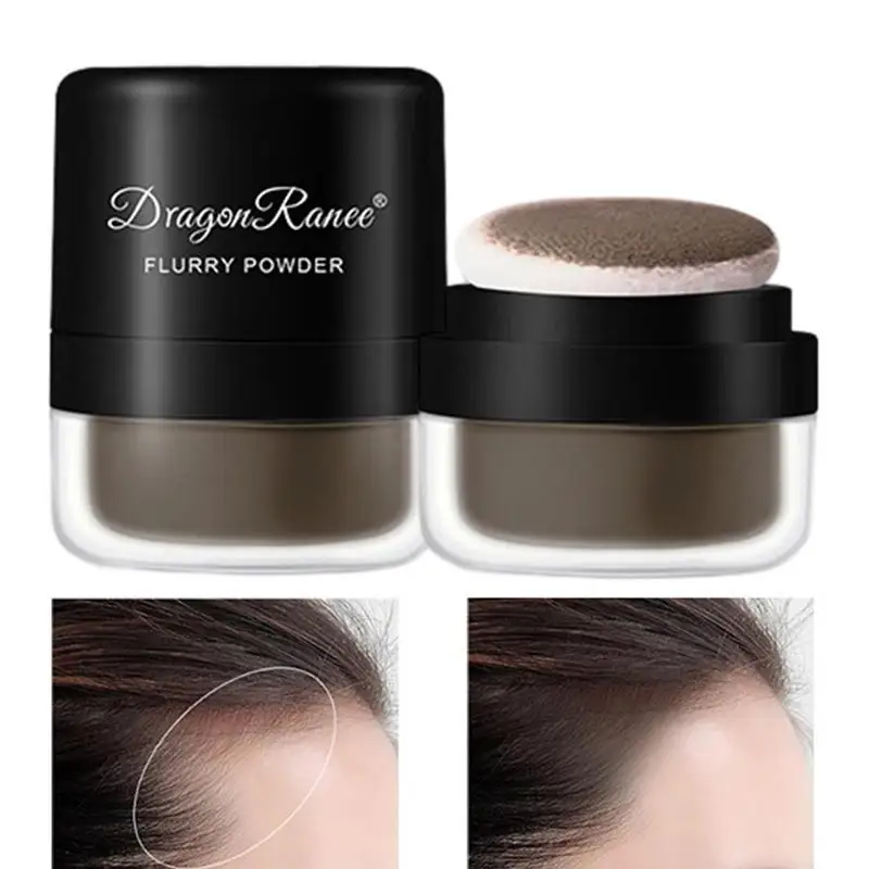 

Hair Line Shadow Powder Hair Fibers For Thinning Hair 3.5g Root Touch Hair Powder Cover Up Hair Powder For Women & Men Hair