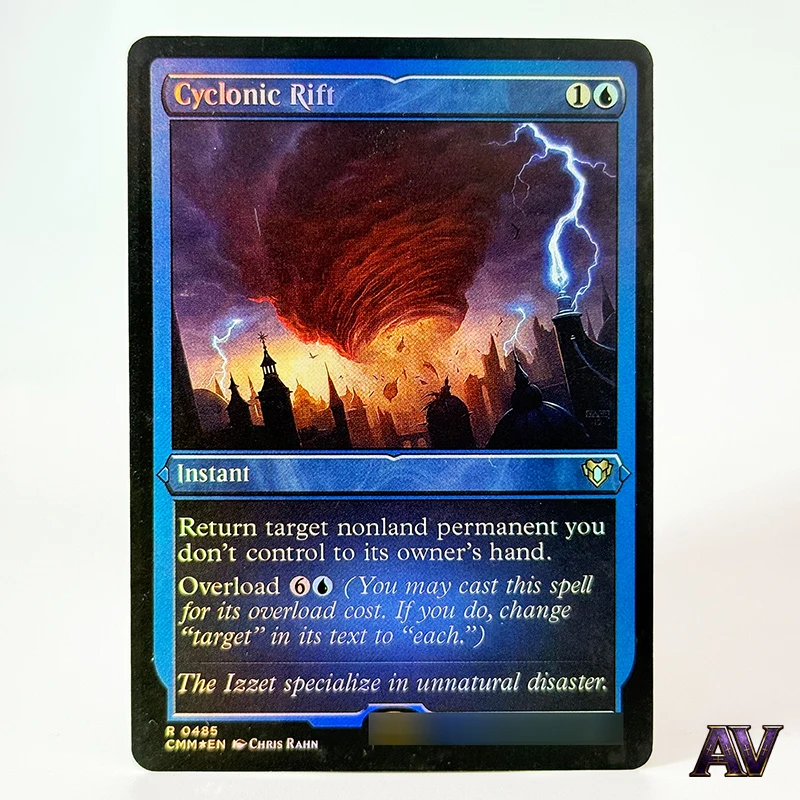 Фото Cyclonic Rift/Finale of Devastation/Zhulodok, Void Gorger/Deadly Rollick Коллекционные игровые реплики карт для хобби, голографические №1