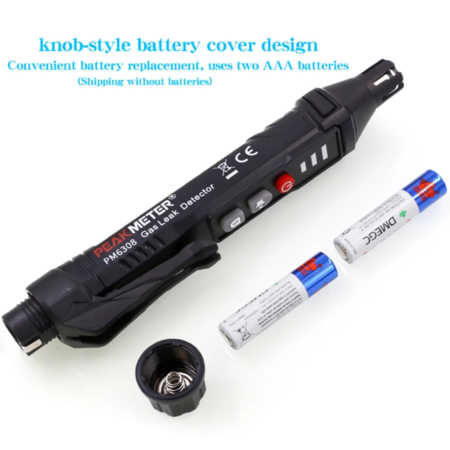 Детектор горючего газа PEAKMETER PM6308 бытовой детектор утечки природного тестер