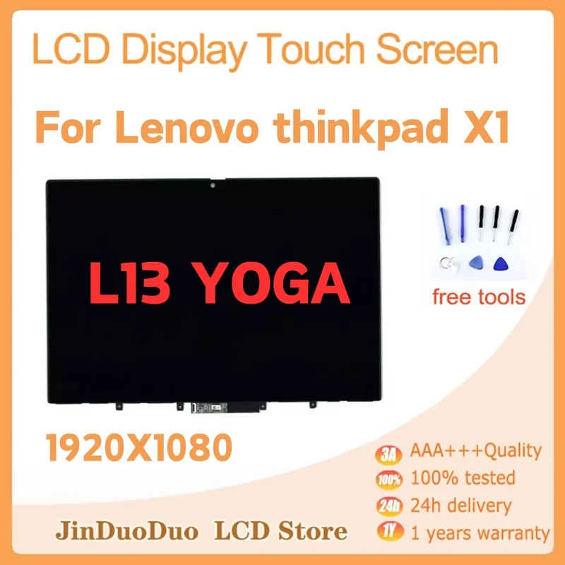 13 3 &quotдля Lenovo thinkpad X1 L13 YOGA ЖК-дисплей в сборе светодиодный сенсорный экран
