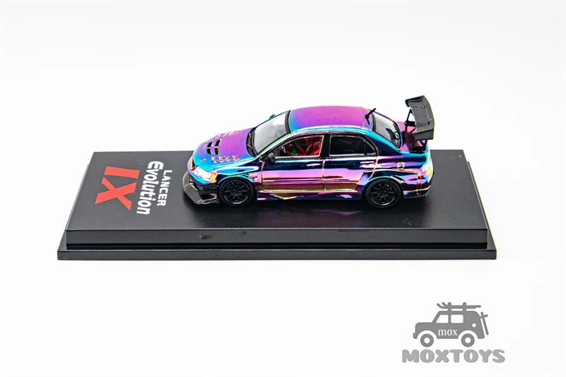 CM MODEL 1:64 Lancer Evoix Widebody Chromecolour литая модель автомобиля