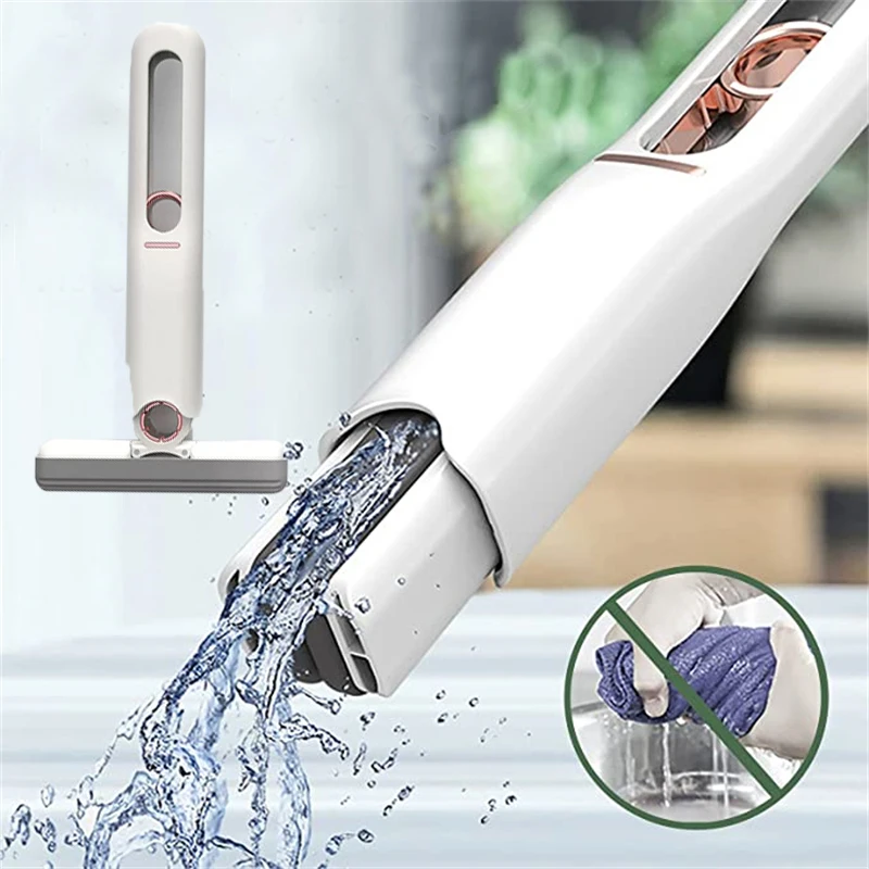 

Mini Sponge Squeeze Mop Absorbent Lazy Sponge Mop Portable Wiper Glass Screen Desk Cleaner Mop Car Portable Wiper Cleaning Tools