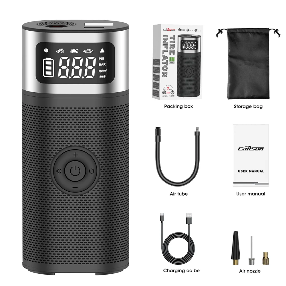 

Компрессор автомобильный беспроводной, 12 В, PSI