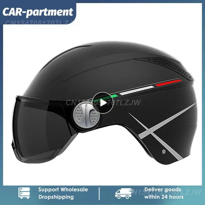 

1/3/4PCS Electric Scooter Motorcycle Helmet Summer Breathable City Commute EPS Lens Helmet Motorcycle Protective Safety Helmets