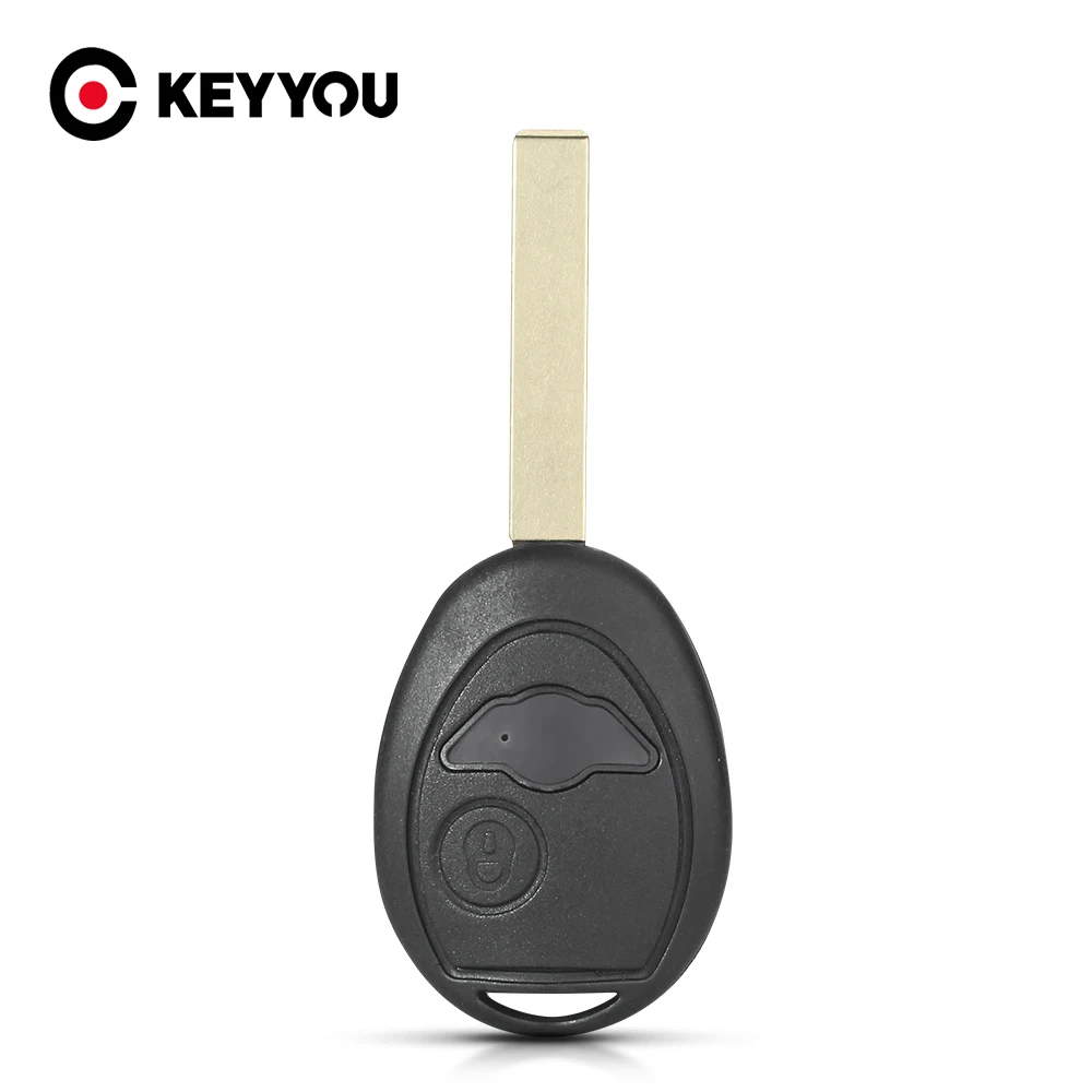 

Чехол KEYYOU для ключа BMW Mini One Cooper R50 R53, без рисунка, оболочка для автомобильного ключа, чехол на брелок с 2 кнопками