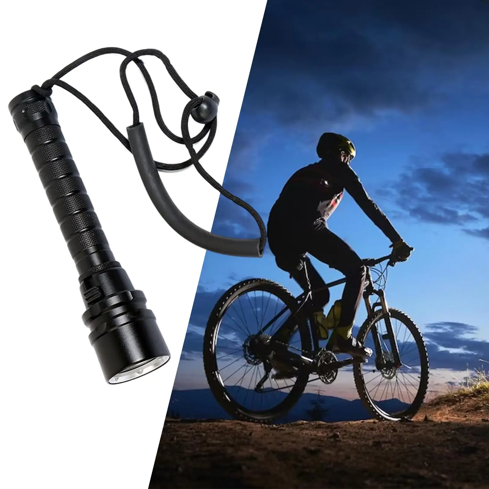 

Фотовспышка для подводного плавания, ручная суперъяркая фотовспышка для дайвинга с зарядным устройством, фотовспышка для наружной рыбалки, походов