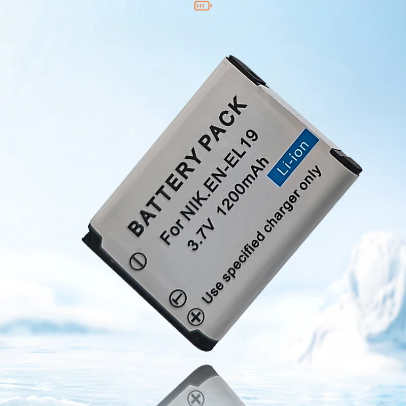 Аккумулятор для камеры + двойное зарядное устройство со светодиодной подсветкой