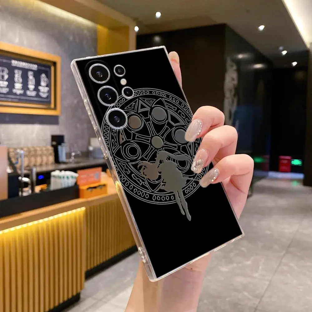 Фото Чехол для телефона INS для Samsung Galaxy S26 Ultra S25 FE S24 S23 S22Plus S25 Edge S21, популярный японский аниме-чехол Frieren, прозрачный, мягкий №1