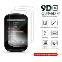 5pcs tempered glass for garmin edge 130 520 plus 530 820 830 1040 1030 gps bicycle stopwatch screen protector film accessories