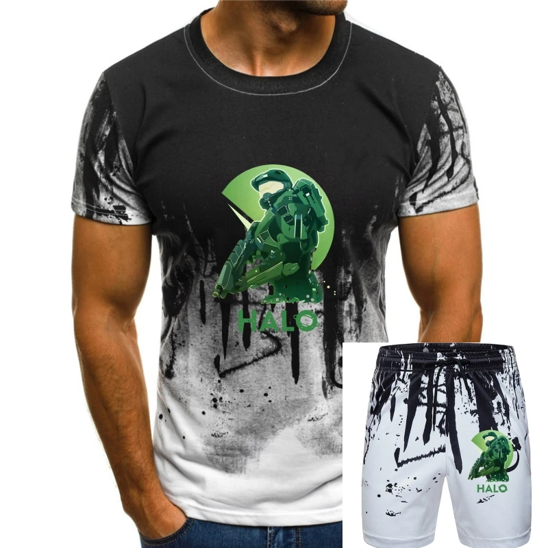 

Men tshirt Short sleeve Master Chief Standing By T-Shirt hot Women t-shirt
