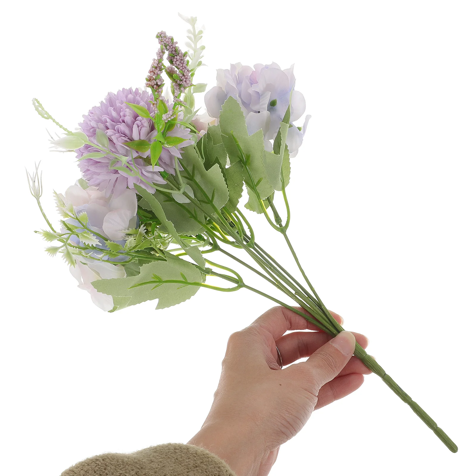 

Sunflower Wedding Bouquet Fake Rose Imitation Ornament Artificial 17x17x30cm Prop Violet Plastic DIY Flowers Bridesmaid