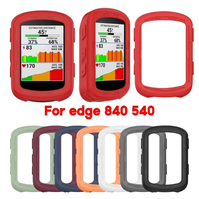 

Silicone Case Soft Cover Protector for EDGE 840 540 GPS Cycling Computer Sleeve