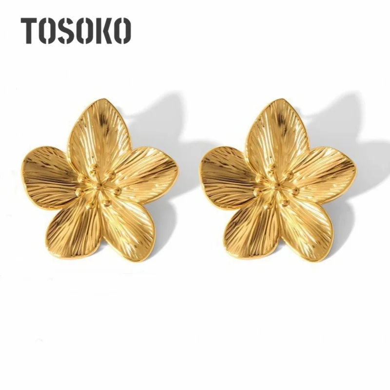 TOSOKO геометрический нерегулярный молоток узор сложенный дизайн цветочного