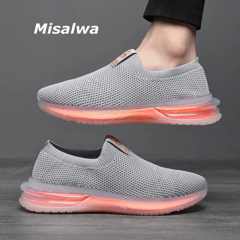 

Misalwa High Quality Mesh Men Casual Sneakers Leisure Mens Loafers Comfortable Moccasins Summer Men Flats Spring