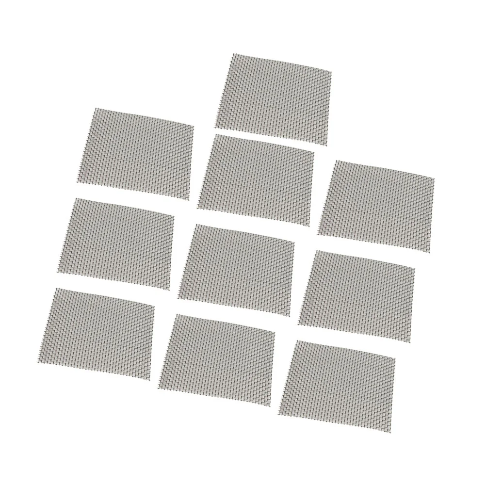 

10pcs Practical Mesh Stainless Steel Water Grass Fixed Net Piece for Fish Tank