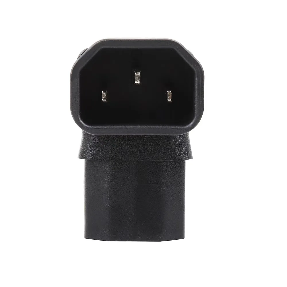 Tldplug C14-C13 адаптер питания Iec 320 штекер прямоугольный 90-градусный гнездовой