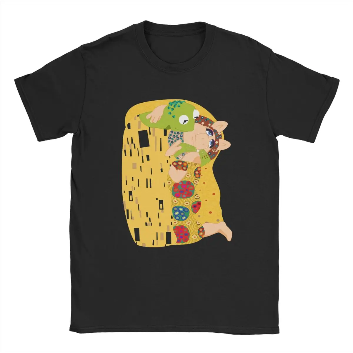 Мужские футболки Klimt Muppets одежда из хлопка Диснея новинка футболка с коротким