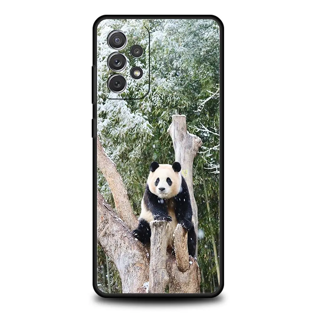 Фото Чехол для телефона Fubao panda для Samsung Galaxy A55 A53 A51 A35 A33 A31 A25 A23 A21s A15 A13 A11 A41 A73 A71 A05s A03 S8 S9 Plus Cover №5