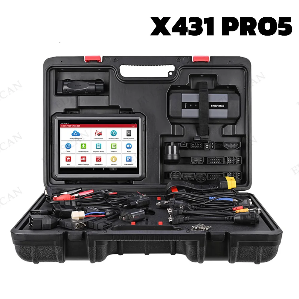

Car Diagnostic Tools For Launch X431 PRO 5 PRO5 J2534 SmartBox Programming OBD2 Scanner Full System