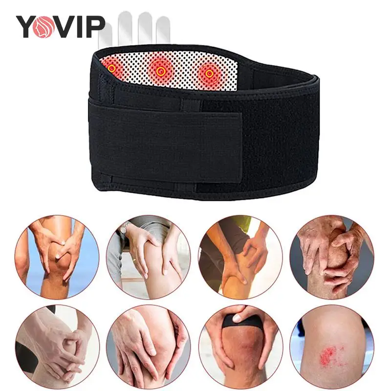 

Турмалиновый поддерживающий пояс для поясницы, самонагревающийся пояс для нижней части спины, магнитная терапия, повязка для поясницы, бан...