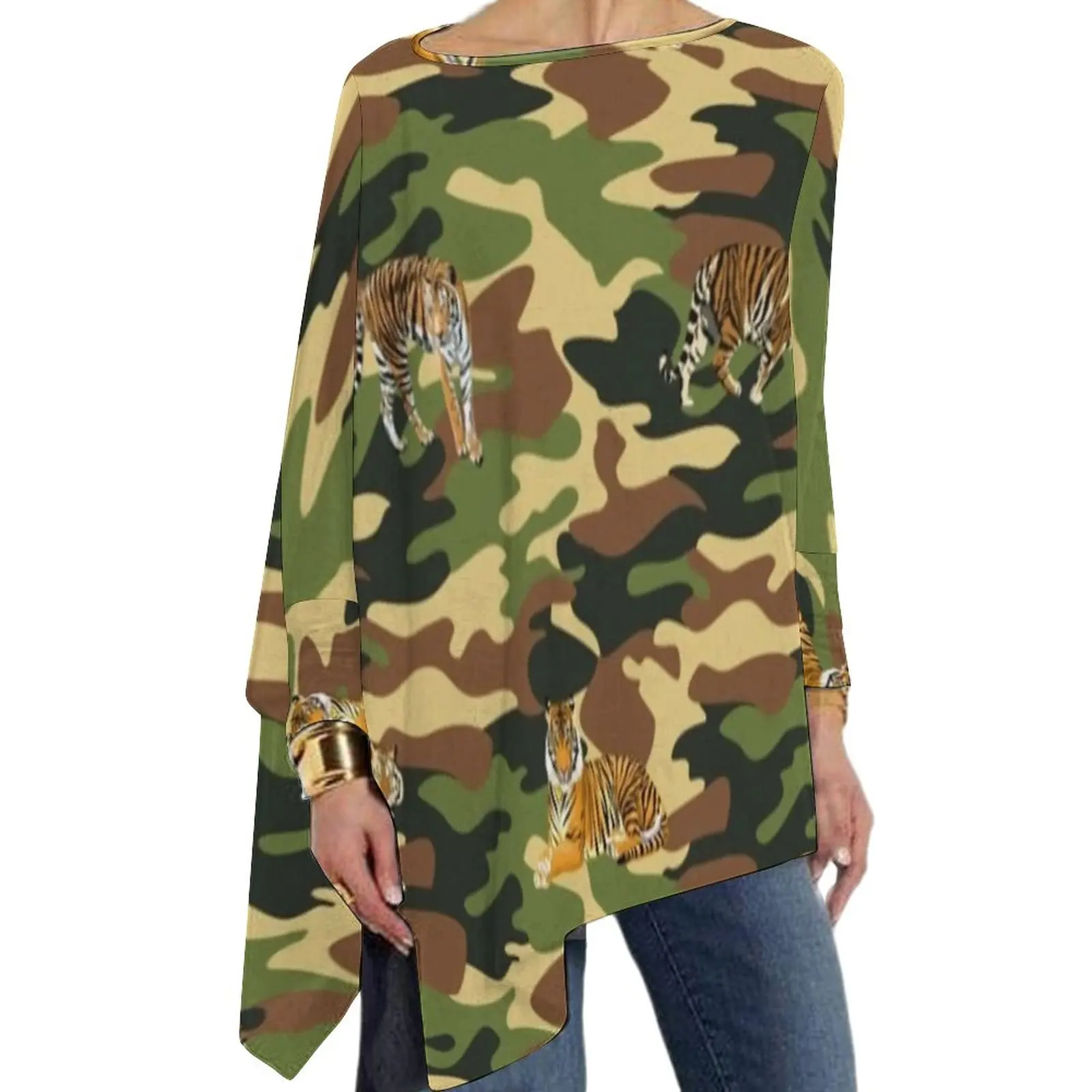 

Футболки в винтажном стиле с принтом тигра, размеры 5XL, 6XL