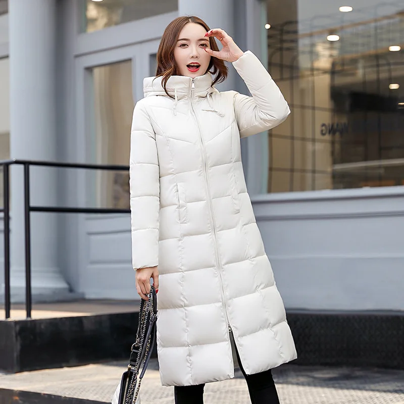 Winter Women's Cold Coat Parkas Super Hot Coats Hooded Down Cotton Padded Jacket Jackets Plus Size Fashion Loose New