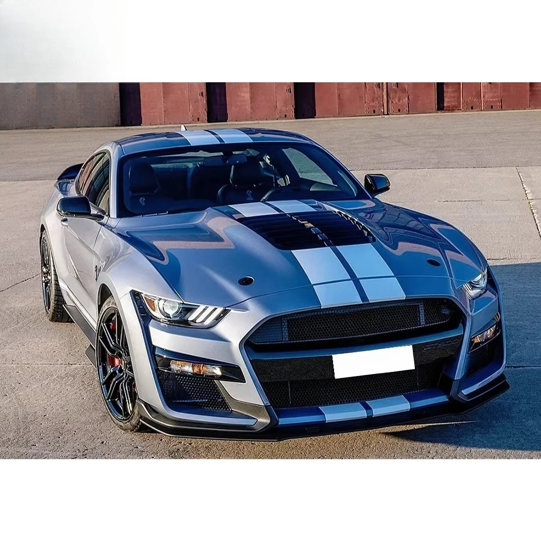 Фото Комплект обвесов для Ford Mustang 2018-2020: преобразуйте в модель GT500 Shelby – бамперы, решетка радиатора, задний диффузор, боковые пороги №4