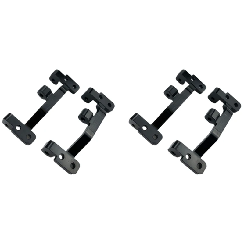 

2Pair Metal Pull Rod Base Seat For WPL C24 C14 C14K C24K 1/16 RC Car Upgrade Parts Black