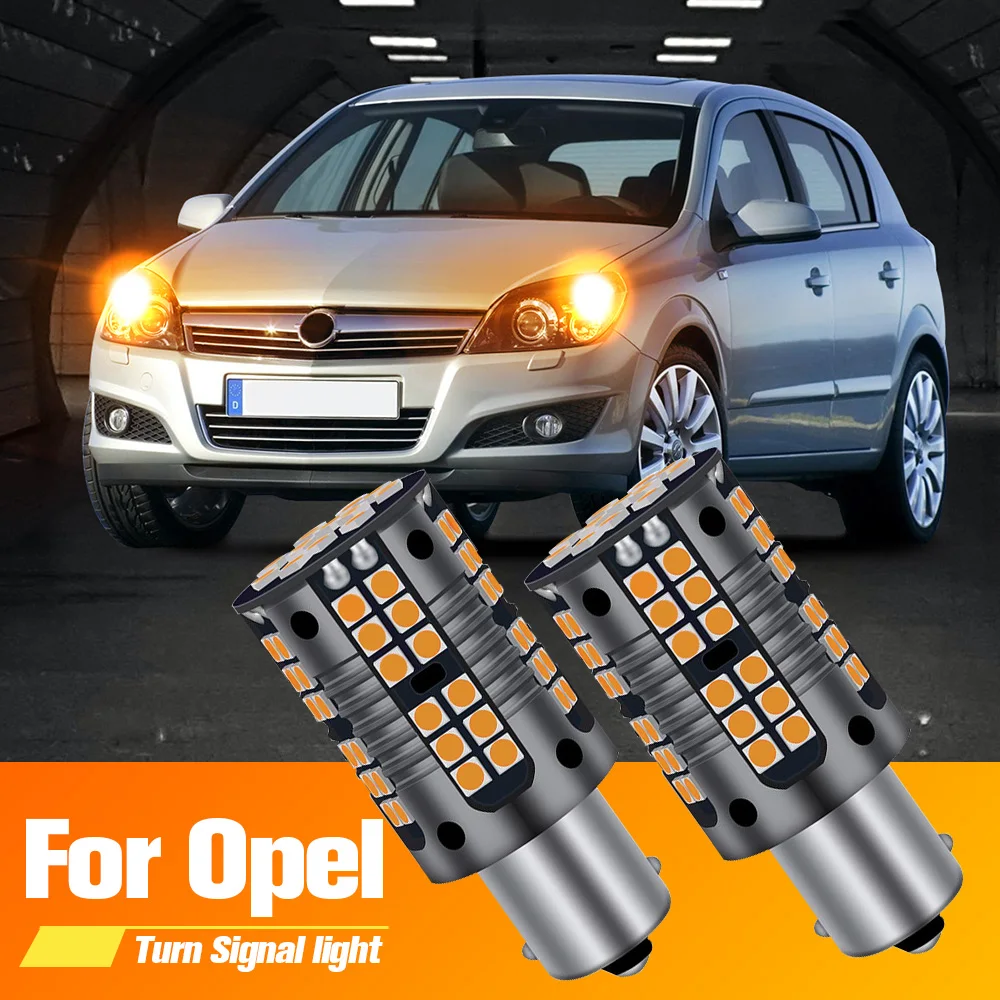 

2x LED Turn Signal Light Blub Lamp PY21W BAU15S For Opel Agila Cascada Corsa C E F Insignia B Karl Meriva A Signum Tigra Vectra