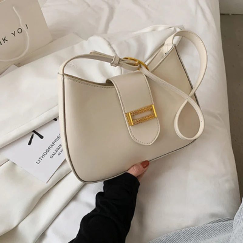 Fashion Exquisite Shopping Bag Retro Casual Women Totes Shoulder Bags Female Leather Solid Color  Handbag for Women 2023 Spring