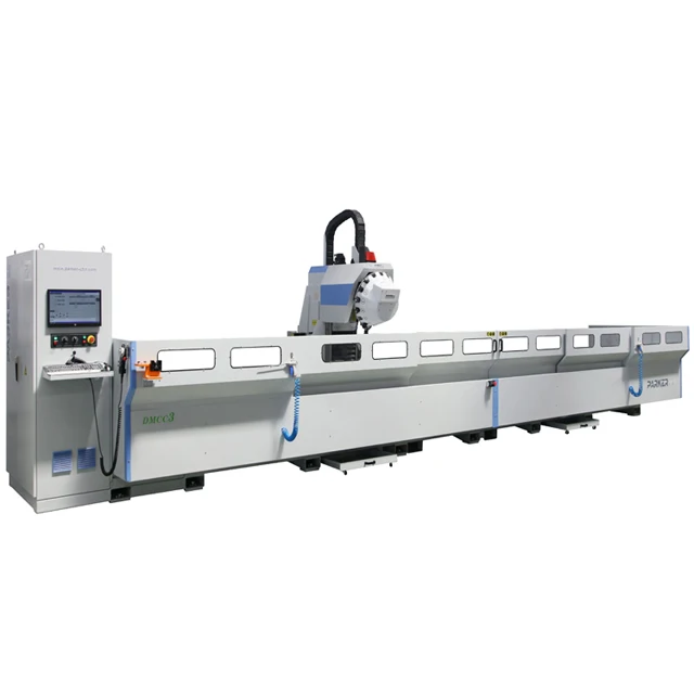 

7 meters work stroke aluminum profile 3 axis cnc machine center