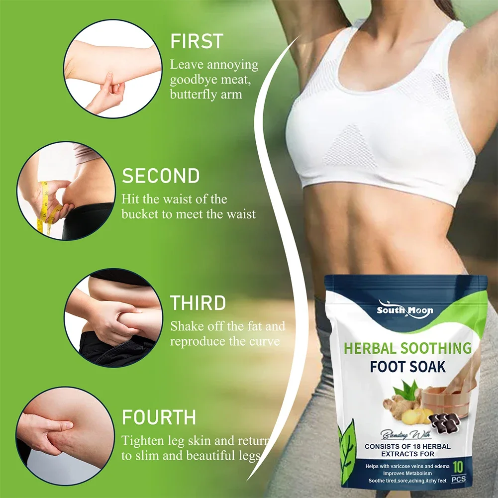 Гель для ванны ног 10 шт.