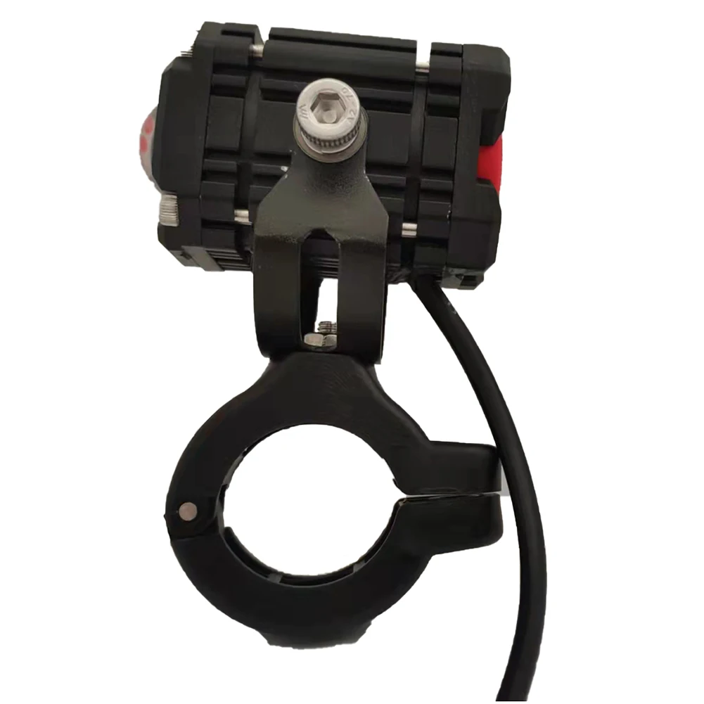 

Motorcycle LED Headlight Far And Near Spotlight DC12-80V 20W Integrated Two-Color Small Steel Auxiliary Lights For Motorbike ATV