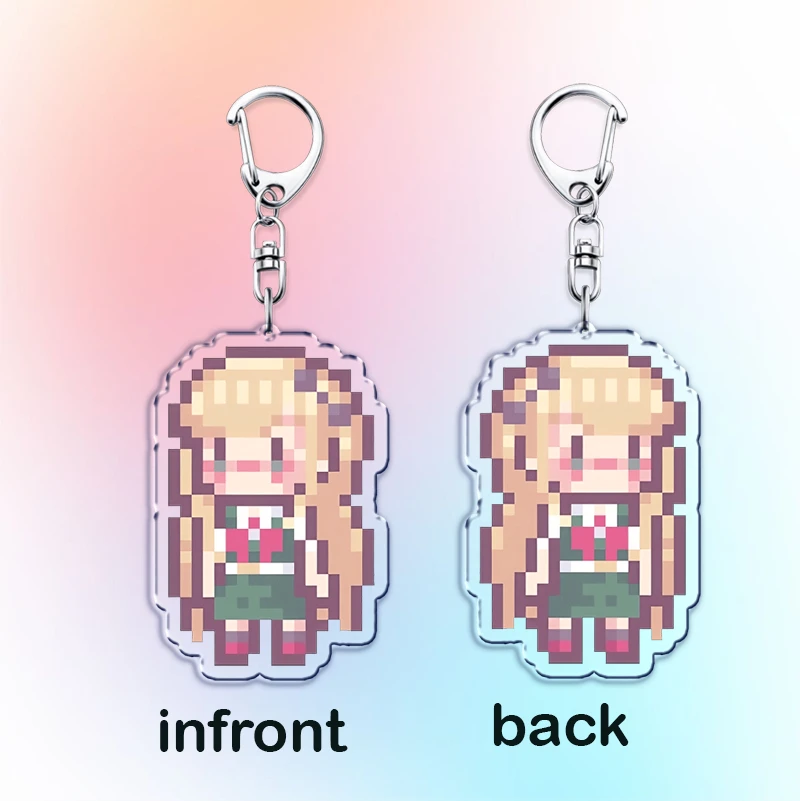 Фото Брелоки Super SDR2 Pixel Chibi для сумок, аксессуары, украшения для мальчиков, брелок с Нагито Комаэдой, подарки для друзей и фанатов №5