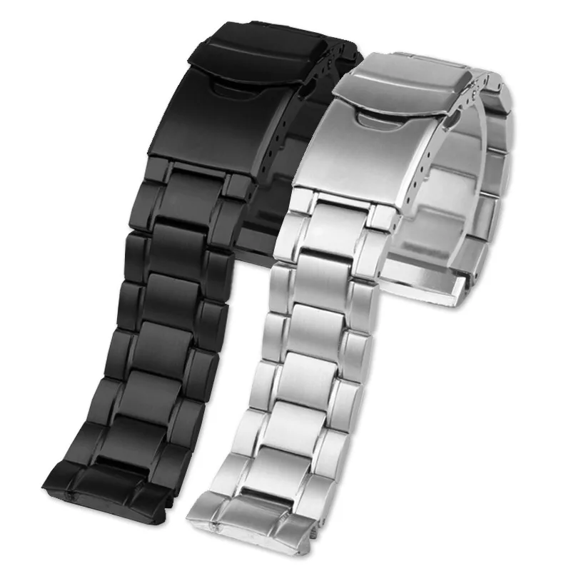 Ремешок из нержавеющей стали для часов Seiko однотонный браслет серий abalone черепаха