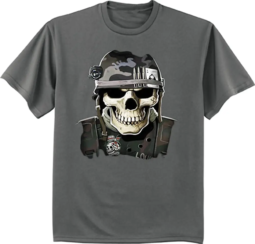 

Военный Череп армия Морпехи USMC Футболка мужские 100% хлопок повседневные футболки Свободный Топ Размер S-3XL