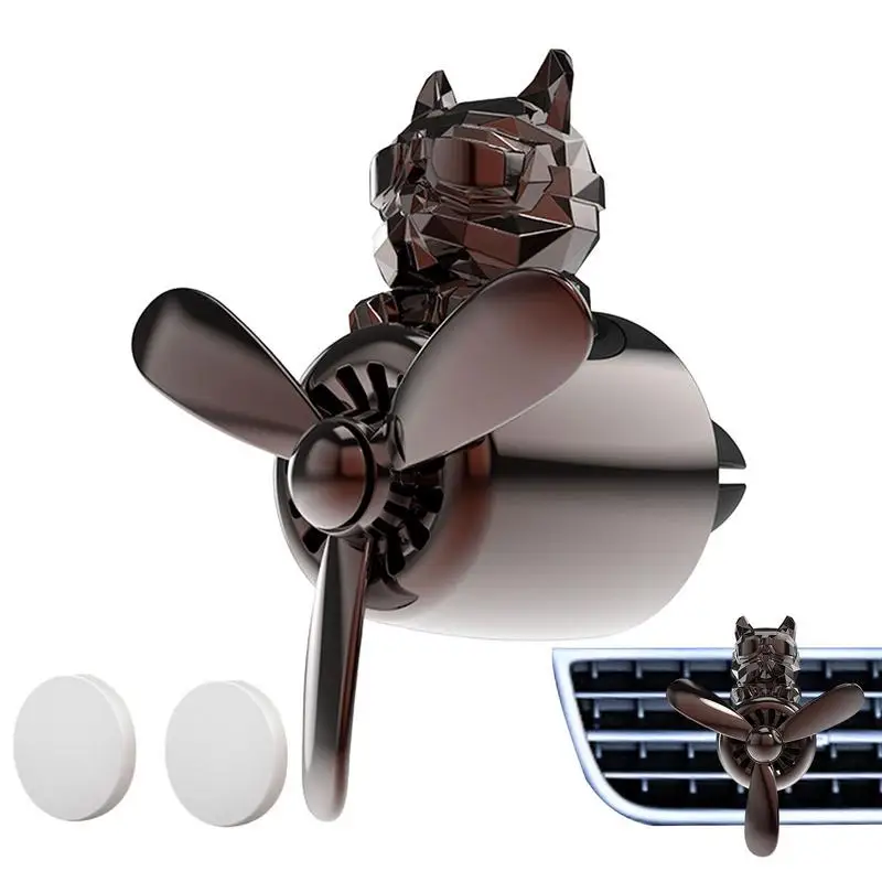 

Plane Car Air Freshener Creative Bulldog Pilot Car Air Freshener Car Diffuser Cute Pilot Car Air Outlet Fragrance Diffuser