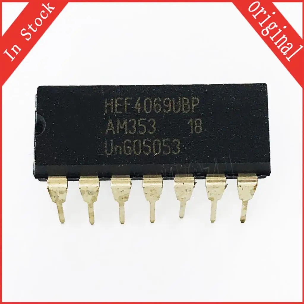 10 шт./партия HEF4069UBP HEF4069 DIP14 HEF4069BP 4069UBP DIP-14 и оригинальная фотография