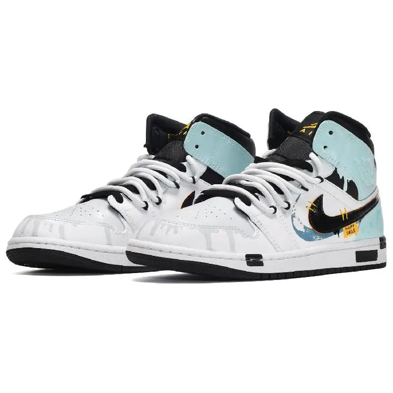 【Customize】Jordan Air Jordan 1 Vintage Basketball Shoes Men Sneakers shoes 554724-170