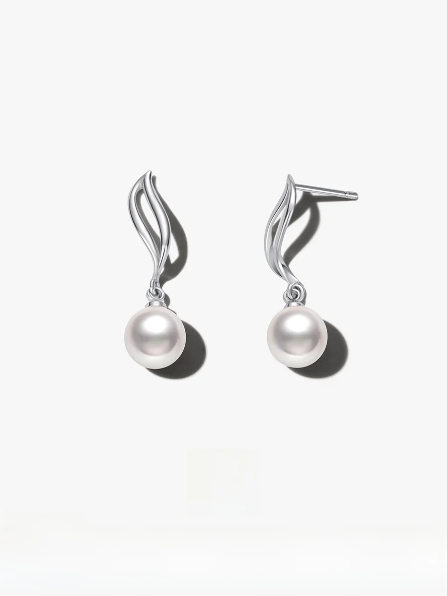 Серьги-гвоздики Eolo Silver с жемчугом женские серьги-гвоздики из стерлингового