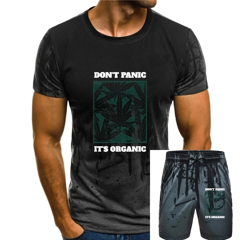 

Dont Panic Its Organic Classic Sublimation Adult T-Shirt men t shirt