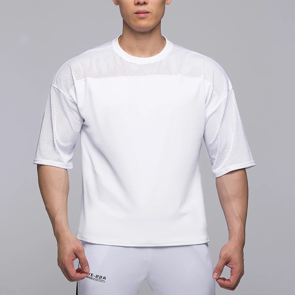 

Men Short Sleeve Extra Long Tall Body T-shirt Sweatshirts Top Longline Tee Basic