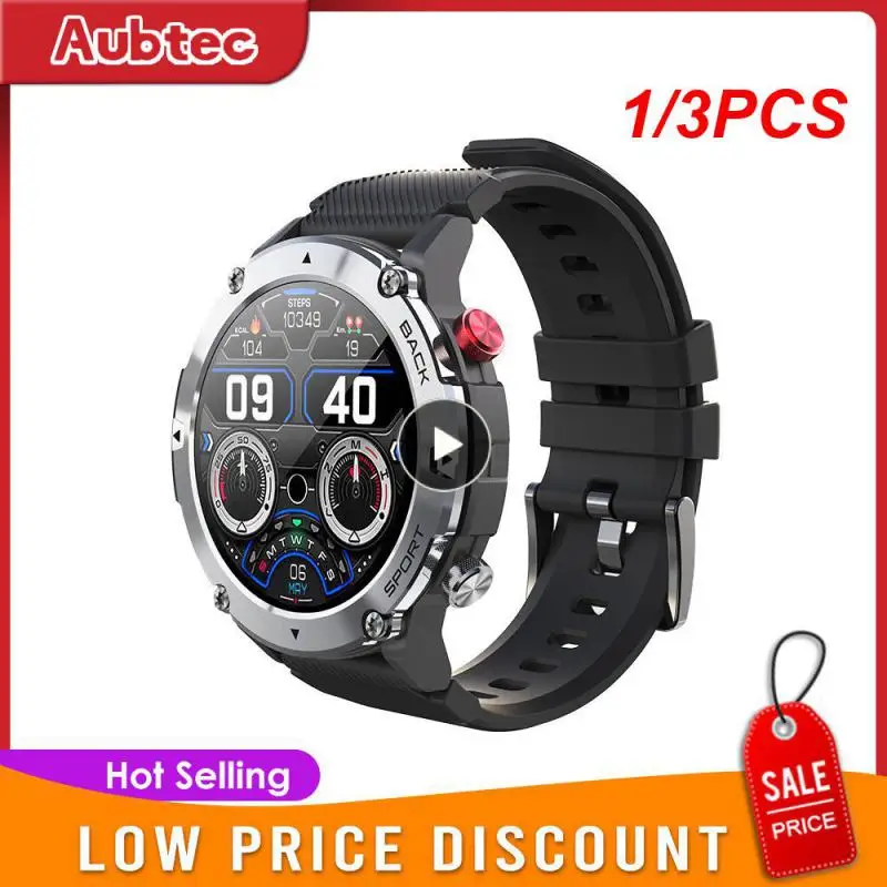 

1/3 шт. 2022 Смарт-часы для спорта на открытом воздухе мужские Смарт-часы с функцией ответа на звонки IP68 Водонепроницаемый фитнес-трекер с циферблатом Смарт-часы